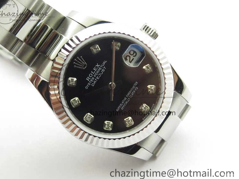 Bracelet Edition SS Crystal BP Oyster 31mm Black Dial on 278271 Maker Datejust Best 0309